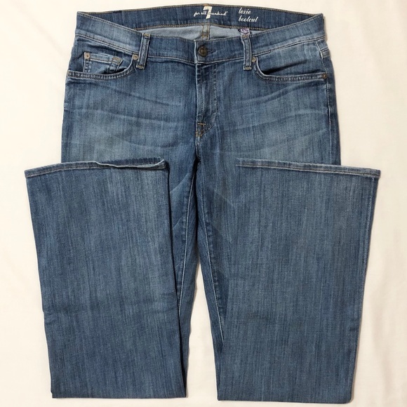 7FAM Wmn’s Lexie Lowrise Bootcut Stretch Jeans- 31 - Picture 4 of 16